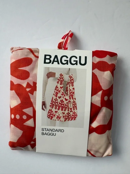 NWT BAGGU Standard Reusable Printed Tote Bag - Cowgirl - Picture 7 of 8